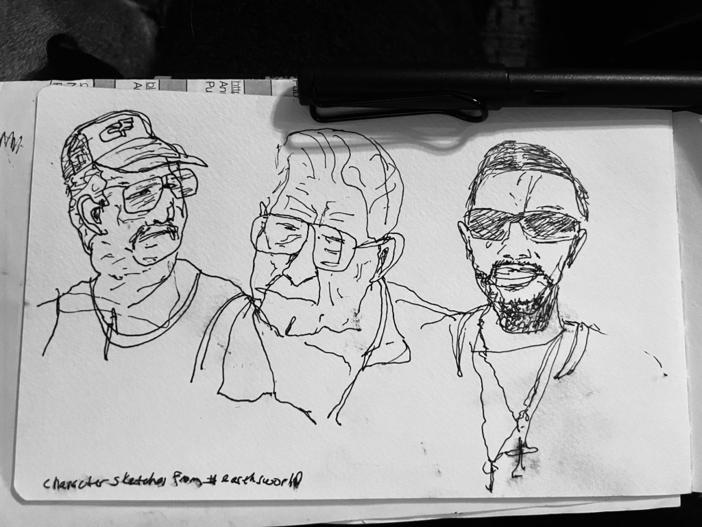 Character Sketches from earthsworld&nbsp;Reference